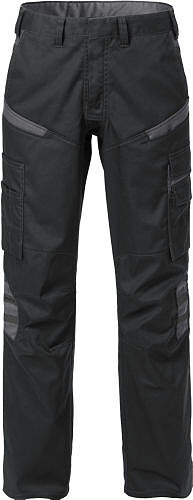 Damenhose 2554 STFP, schwarz/grau, Gr. 34 