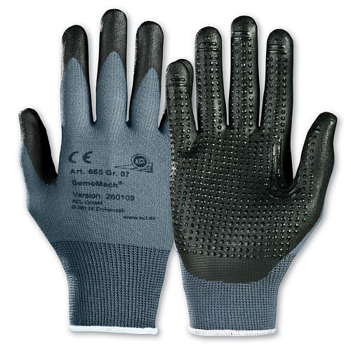 Mechanikschutzhandschuh GemoMech 665+​, Gr. 9 