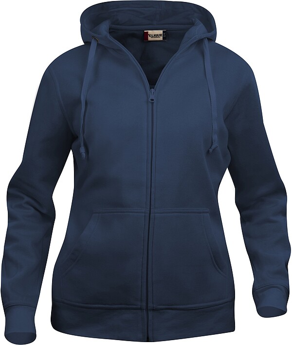 Basic Hoody Full zip ladies, dark navy, Gr. M 