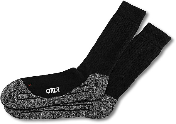 Berufssocke 99916 thermo, schwarz/grau, Gr. 47-50 