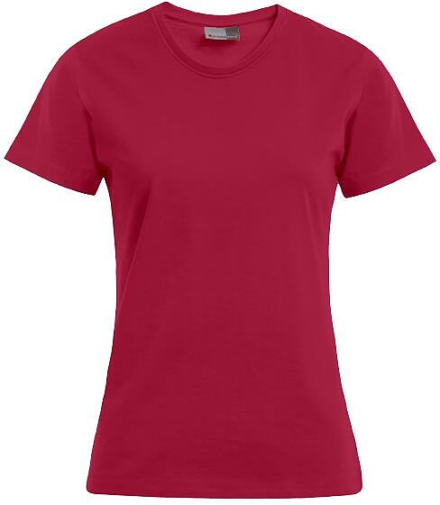 Women’s Premium-T-Shirt, cherry berry, Gr. M 