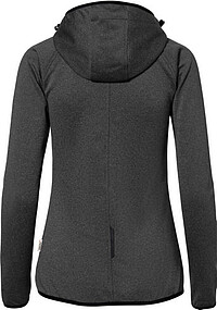 Damen Kapuzen-Tecjacke Florida 263, anthrazit meliert, Gr. XS 