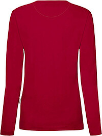 Damen Longsleeve Mikralinar® 179, rot, Gr. 4XL 
